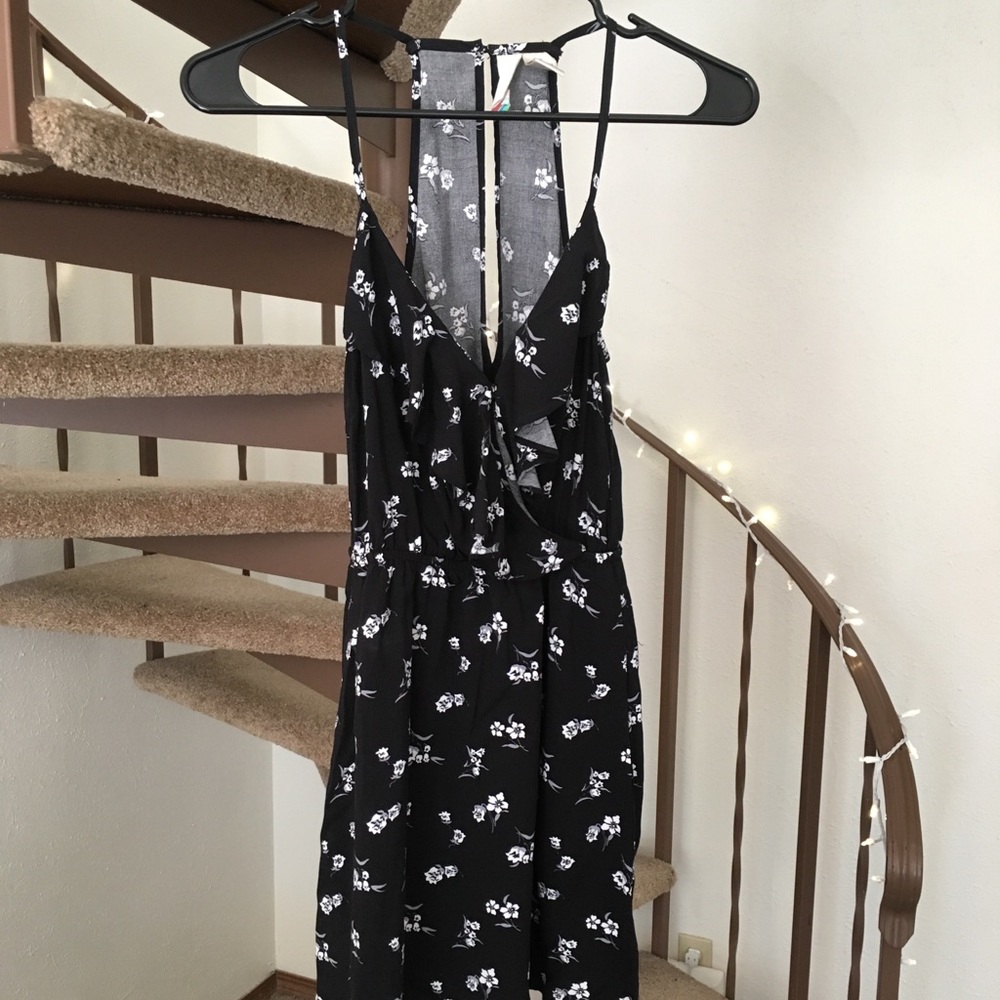 Mimi Chica Mini Dress - Black White - XS